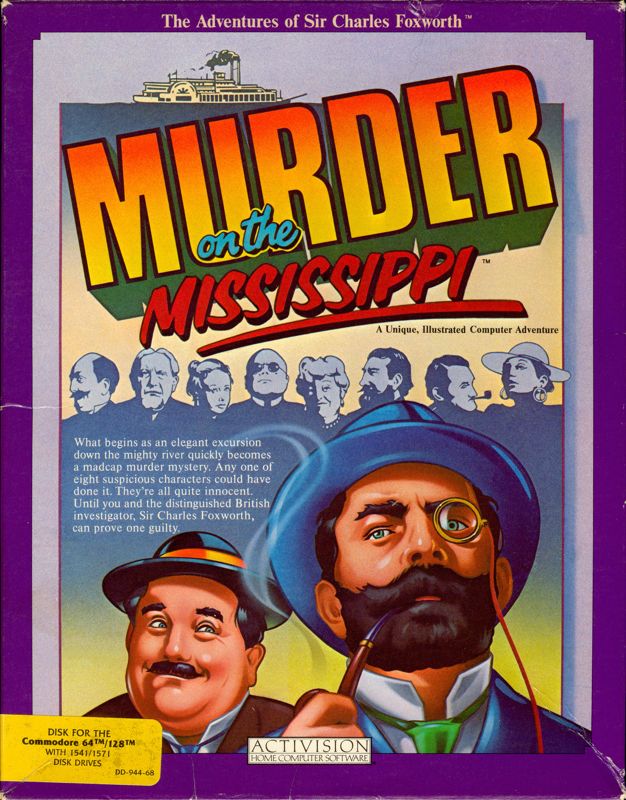 Murder on the Mississippi box art for Famicom